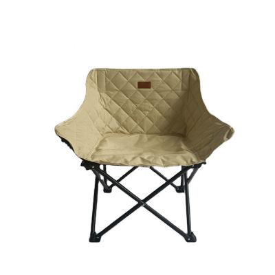 China Wholesale High Quality Outdoor Portable Camping Small Stool Portable Folding Chair Moon Chair Easy Carry Super Heavy Beach Chair for sale