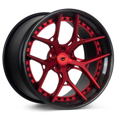 China Vossen S21-01 3-teiliges Porsche dreht 6061-T6 3PC Konfigurationen zu verkaufen