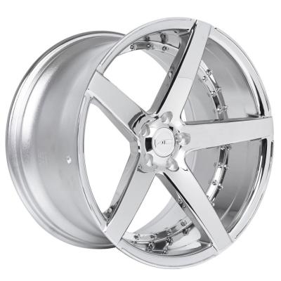 China De concave Extreme Wielen 22 Duim Gewankelde Randen 7-13J van Chrome Te koop