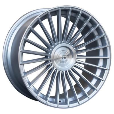 China Smeedt de zilver Machinaal bewerkte Legering van het Gezichts6061-t6 Aluminium Autowielen Multispokes Te koop