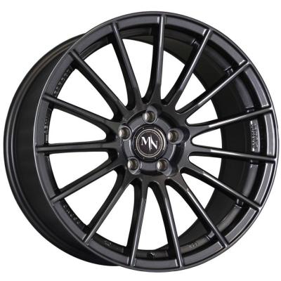 China PCD 112mm smeedt de Autolegering van het Wielen6061-t6 Aluminium Matte Black Rims Te koop