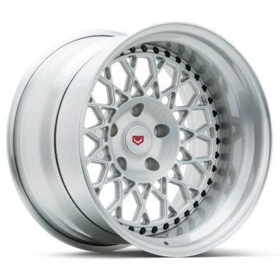 China Multi Spoke Vossen ERA-1 3 Piece Matt Silver Wheels For BMW E46 M3 for sale