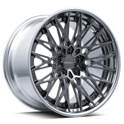 China 2 Piece Forged Wheels UF/2-301 Multi Spoke Rims JWL TUV VIA for sale