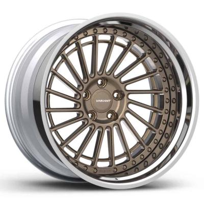 China JWL TUV VIA Multi Spoke 3 Piece Forged Wheels VARIANT DH-3P for sale