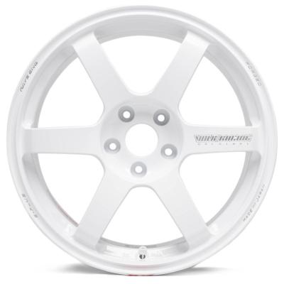 China Volk, das SAGA TE37 über S Schlag weißes 18X9.5 +38 +45 5x114.3 5X120 läuft zu verkaufen