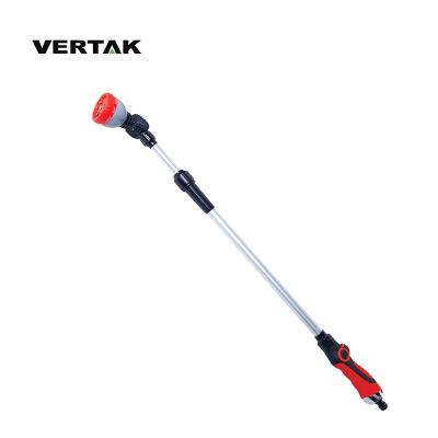 China Professional 8 Function Reputable Partner Soft Handle VERTAK Telescopic Water Wand for sale