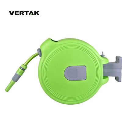 China VERTAK 20m Flexible Auto Rewind PVC Hose Retractable Watering Reel for sale