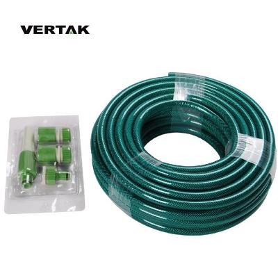 China Eco-Friendly PVC VERTAK Farm Irrigation Hose Garden System Flexible PVC Hose Watering Set for sale