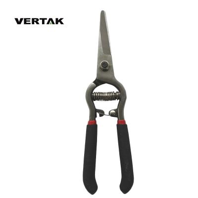 China Anti-Slip Handle VERTAK 8inch Drop Forged Straight Trimming Pruner, Straight Pruner, Shears for sale