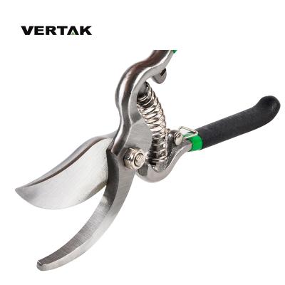 China Hot Sales Anti-Slip Handle VERTAK Garden Carbon Steel Drop Forged Shears pruner for sale