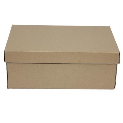 China Yongjin Home Appliance Recyclable High End Custom Corrugated Cardboard Packaging Brown Shoe Gift Box for sale