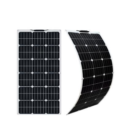 China Solar Power is Converted to Electricity 12V Bendable China Best Waterproof Monocrystalline Solar Panel for Boat 600W 100W 200W 300W 400W 500W Flexible Solar Panel for sale