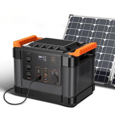 China 110V-1000W 1100wh Solar Generator 30000mAh Solar Power Station Wireless Charging Portable Outdoor Power Supply for sale