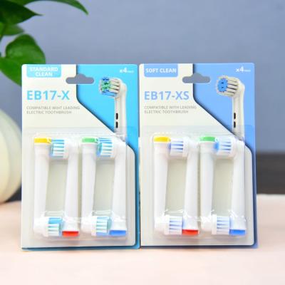 China Household New Arrival Patent Wholesale SB17-X Electric Toothbrush Replacement Main Brush Head for Adults and Children for sale