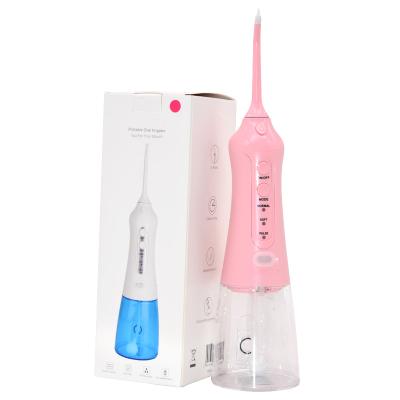 China Outdoor Portable Dental Oral Irrigator Water Pick Water Flosser For Teeth Cleaner for sale