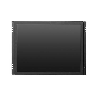 China Open Frame 4 Wire Monitor Industrial Metal Case Monitor 15inch Screen Resistive Touch Screen Display Industrial for sale