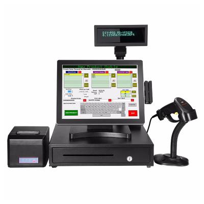 China Retail Restaurant Hospital Hospitality Touch Monitor Table Computer All One Touch Screen Billing Machine Systems Vending Restaurant Terminal POS Cash Register for sale