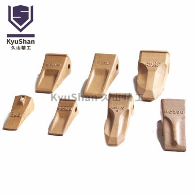 China Best Choice Heavy Machinery Excavator Parts Bucket Teeth For KOMATSU pc200 pc220 pc300 pc400 for sale