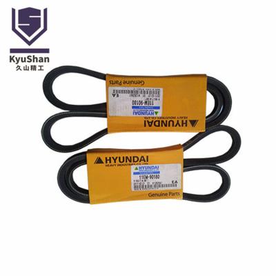 China Hot Sales Heavy Machinery All Kinds Of Fan Belt Excavator Spare Parts For Hyundai for sale