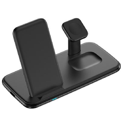 China Mobile phone/air/watch newcomer pods smaller 4 in 1 device wireless multi charger car phone wireless charger for sale