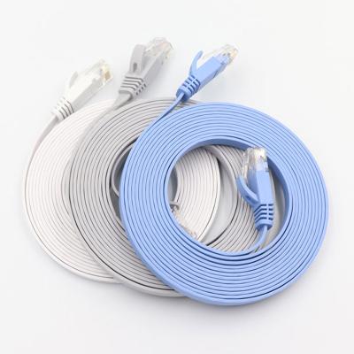 China RJ45 Cat 6 Ethernet Patch Internet Cable High Speed ​​1M Cat 6 Flat Network Cable GB-0082 for sale