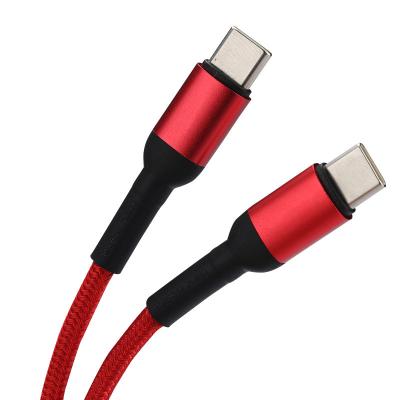 China 5V 3A USB A/M To 5V 3A USB Cable Charger Nylon Braided Type-C Type-C L=1.0M for sale