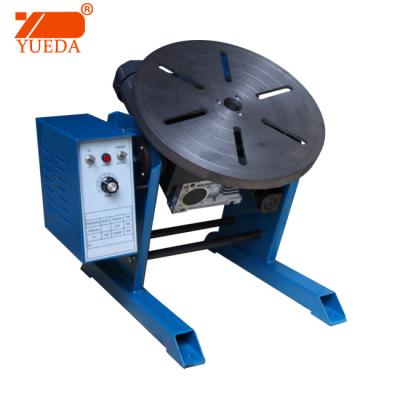 China Building Material Stores Yueda 50KG 100KG 300KG Welding Light Duty Positioner Welding Turntable for sale