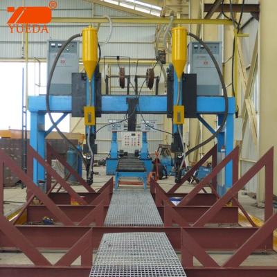 China Building Material Shops Automatic Welding H Beam Assembly Line Steel Chain / H Beam Production for sale