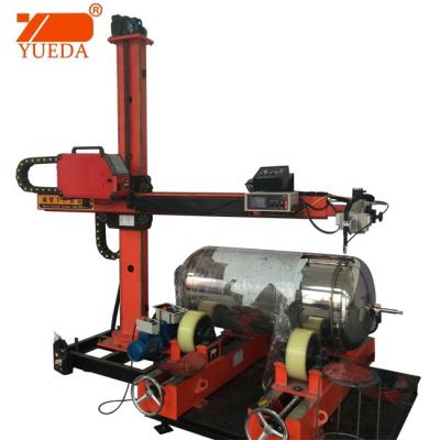 China Building Material Stores Yueda TIG Stainless Steel Water Tank Automatic Welding Column And Rumble Welding Manipulator for sale