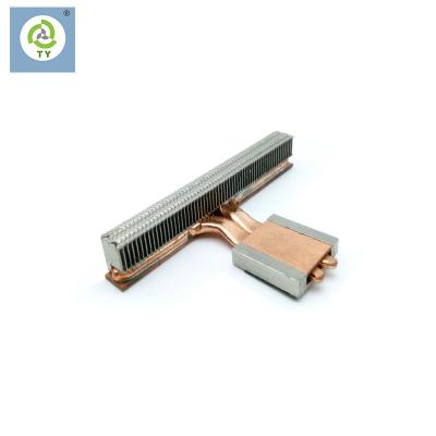 China CPU fin heatpipe heatpipe heatsink welding industrial computer customized heatsink module heat pipe server heatsink OEM/ODM production for sale