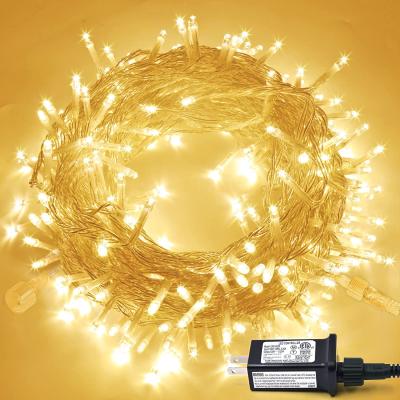 China String Light 250 LED Waterproof 8 Modes String Lights Outdoor Indoor LED Pluggable Christmas Lights Plug In For Bedroom Tree Party for sale