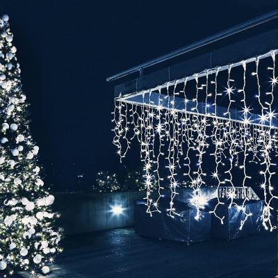 China Liangliang Beautiful Icicle LED Lights String Lights Christmas Decoration String Electric Fairy Curtain for sale