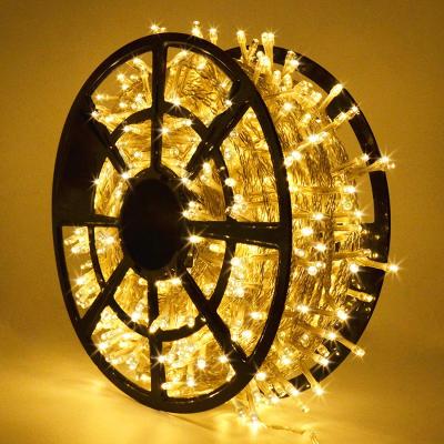 China Outdoor Waterproof Lovely 8 Modes Twinkle Clear Wire Christmas Lights Fairy String Lights Plug In for sale