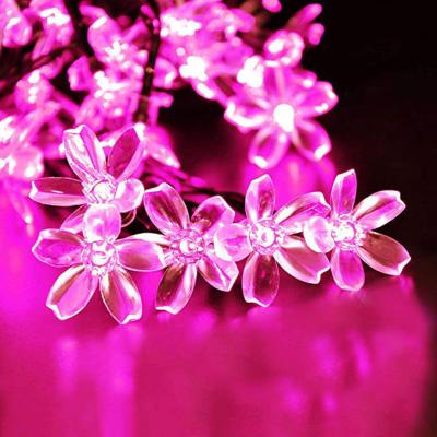 China Beautiful Led Fairy Solar Honey String Lights Flower Outdoor Solar Garden Wedding Party DIY String Lights for sale