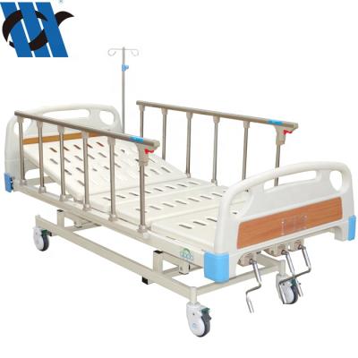 China Hospital bed YC-T3611L(I) metal crank hospital bed 3 China manufacturer professional for medical health for sale