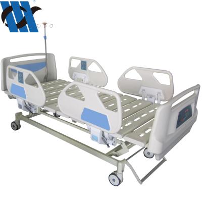 China 5 Functions Electric YC-E5638K(I) Electric Medical Bed Motion Hospital Bed With Side Rails And Mattress for sale