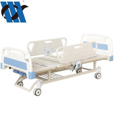 China ABS Two Crank Electric Bed Hospital Bed Standard Design Hospital Clinic YC-T2618K Medical Bed Crank for sale