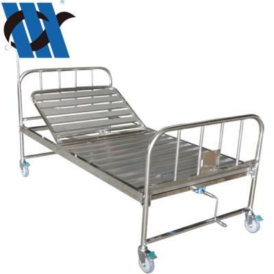 China Single Crank Hospital Bed YC-T1112L Youngcoln A Crank Patient Bed Free Used Hospital Bed for sale