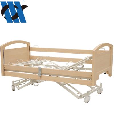 China Hospital YC-E5010K Youngcoln Clinic Available In 10 Days 5 Function Home Care Wooden Bed Disabled Electric Nursing Bed For Elderly for sale