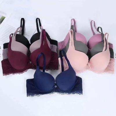 China QUICK DRY 34 36 38 cups B Underwire lift up bra 2021 women's lace sexy lift up bra for sale