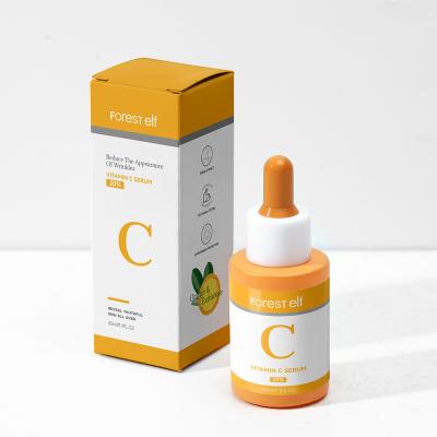 China Skin Revitalizer Forestelf Vc OEM Private Label Vegan Skin Care Anti Aging Organic Natural Brightening Vitamin C Serum For Face Vitamin C Serum for sale