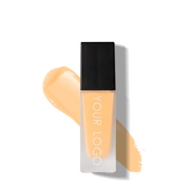 China 30 Colors Full Coverage Matte Liquid Foundation Waterproof Long Lasting Makeup Concealer Private Label Base Whitening for sale