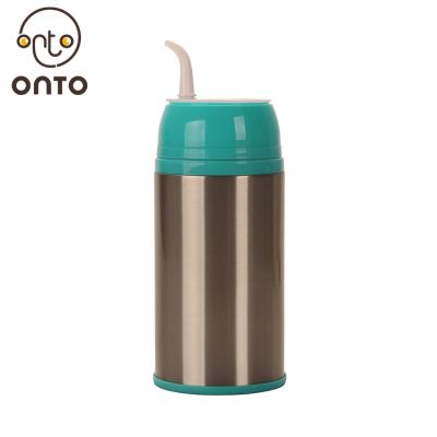 China Viable On The Wall Yerba Mate Maker Double And Inner Stainless Plastic Tea Cup With Plastic Straw for sale