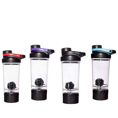 China Shaker Plastic Water Bottle Viable Protein Shaker Water Bottle for sale