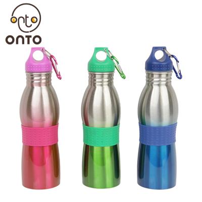 China Sustainable Pink Squash Shaped Insulated Sports Water Bottle for sale