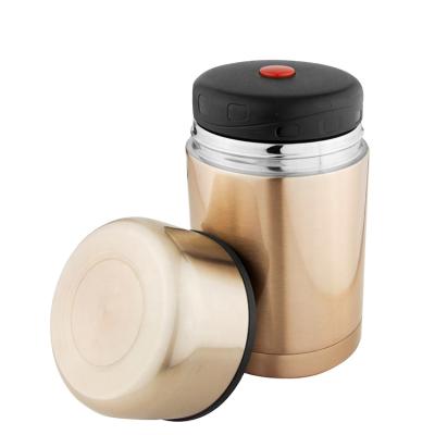 China Sustainable Double Wall Vacuum Insulated Small Stainless Steel Thermal Food Flask Food Jar for sale