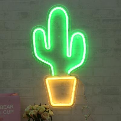 China LANDSCAPE LANDSCAPE Christmas Scallop Led Lighting Led Sign Cactus Acrylic Neon Design for sale