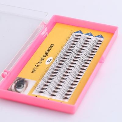 China Cruelty Free Flare Individual Batch Soft 100% Premade Mink Fur Soft 100% False Eyelashes for sale