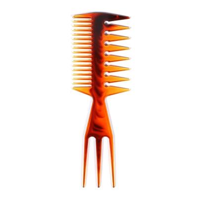 China ZOO Eco-friendly Blue Structure Super Styler Tool Combdouble Fish Comb for sale