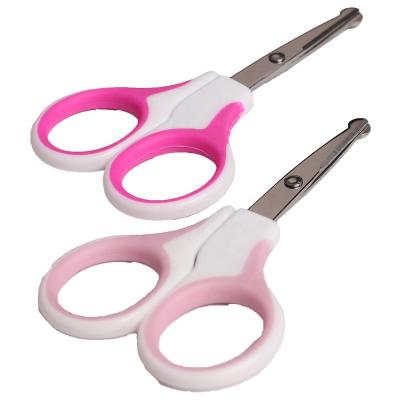 China Embroidery Baby Nail Scissors Safety Round Tip Nail Scissors for sale